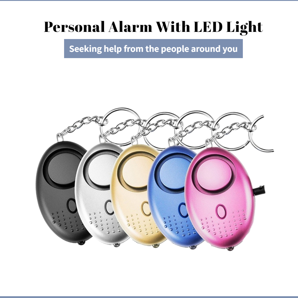 Personal Alarm Keychain - 130db alarme de autodefesa anti-lobo menina
