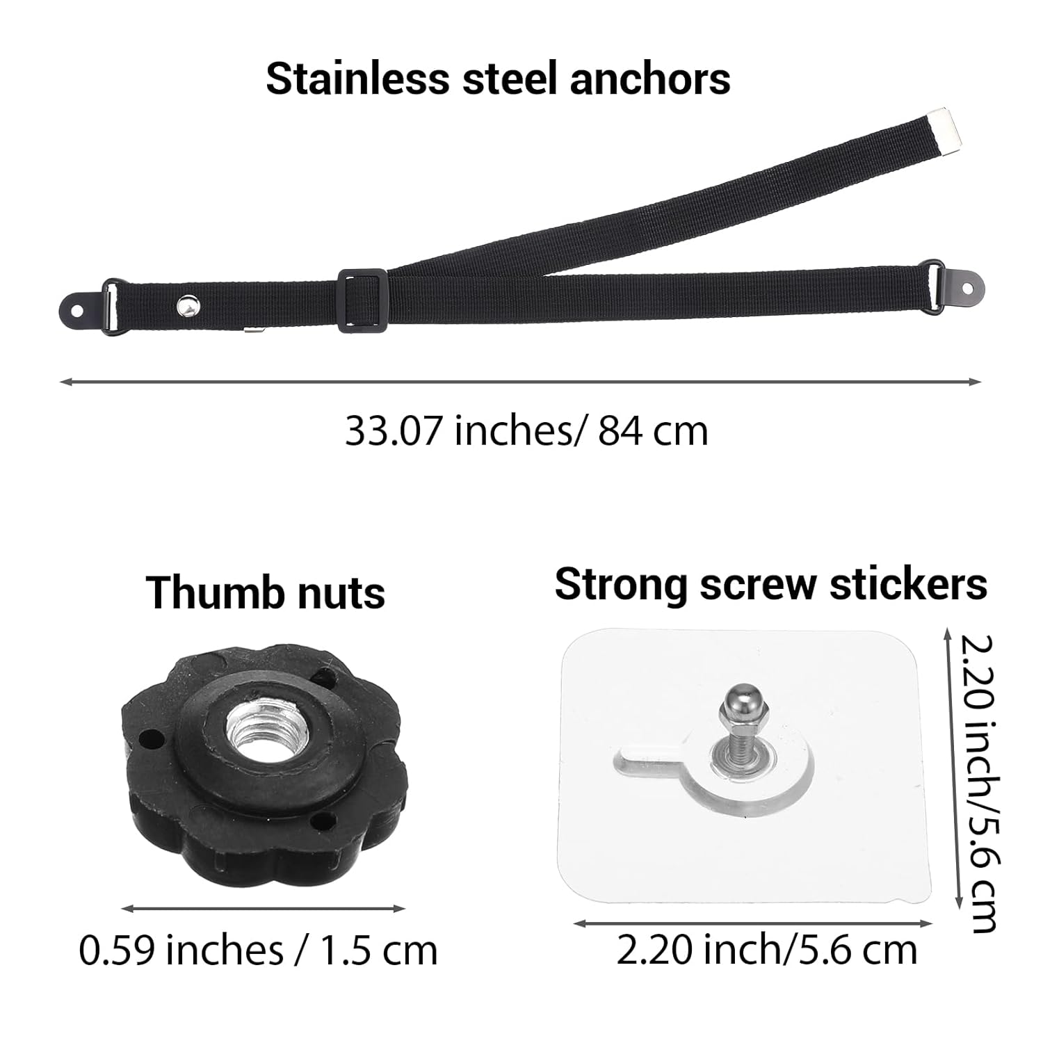 Correias de segurança ajustáve - Earthquake Anchor Strap avaliação e preço