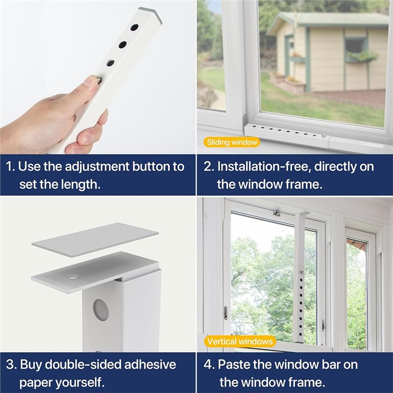 T19C 2 Peças Barra de Seguranç - Window Lock Bar avaliação e preço