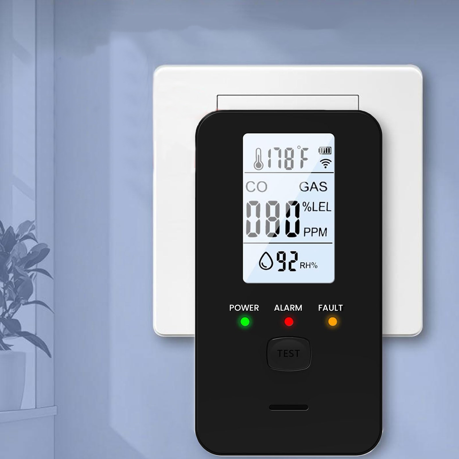 Detector de Gás e Monóxido de  - Co Detector Plug avaliação e preço